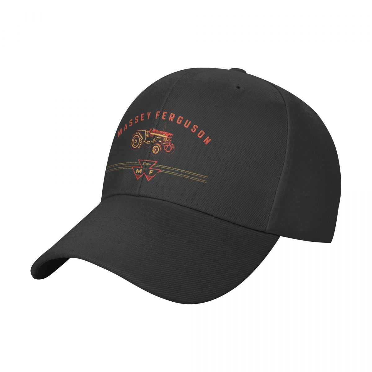 Golf Cap Dad - Washed Men's Baseball Cap Retro Tractors