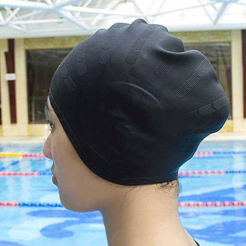 Swim Hat Silicone - New【Adults High Elastic Swimming Caps Waterproof