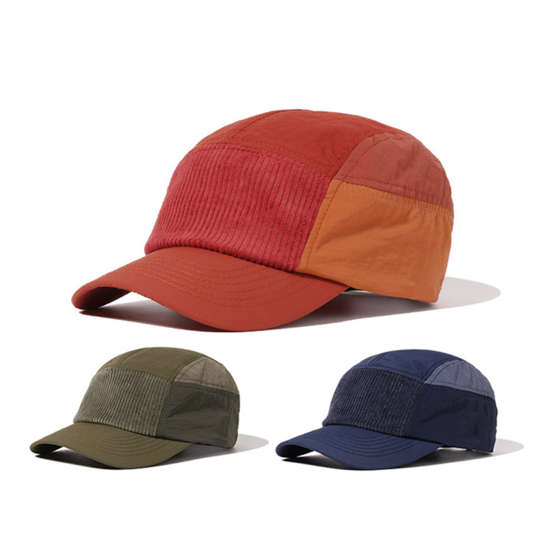 Corduroy Cap 5 Panel - 5 Panel Street Style Workwear Baseball