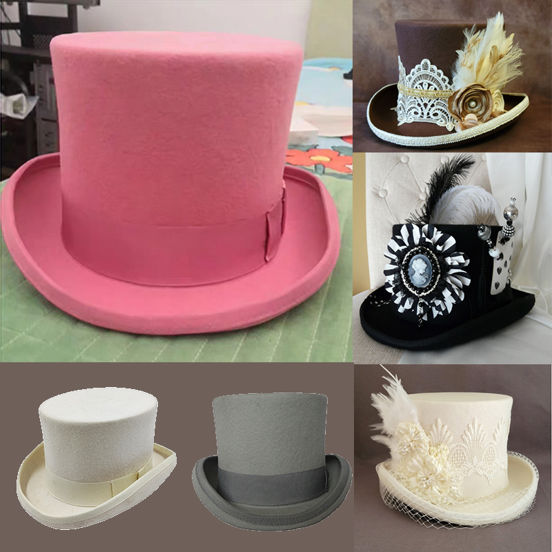Fedora Hat Wool - New Men Hat 100% Wool Fedora