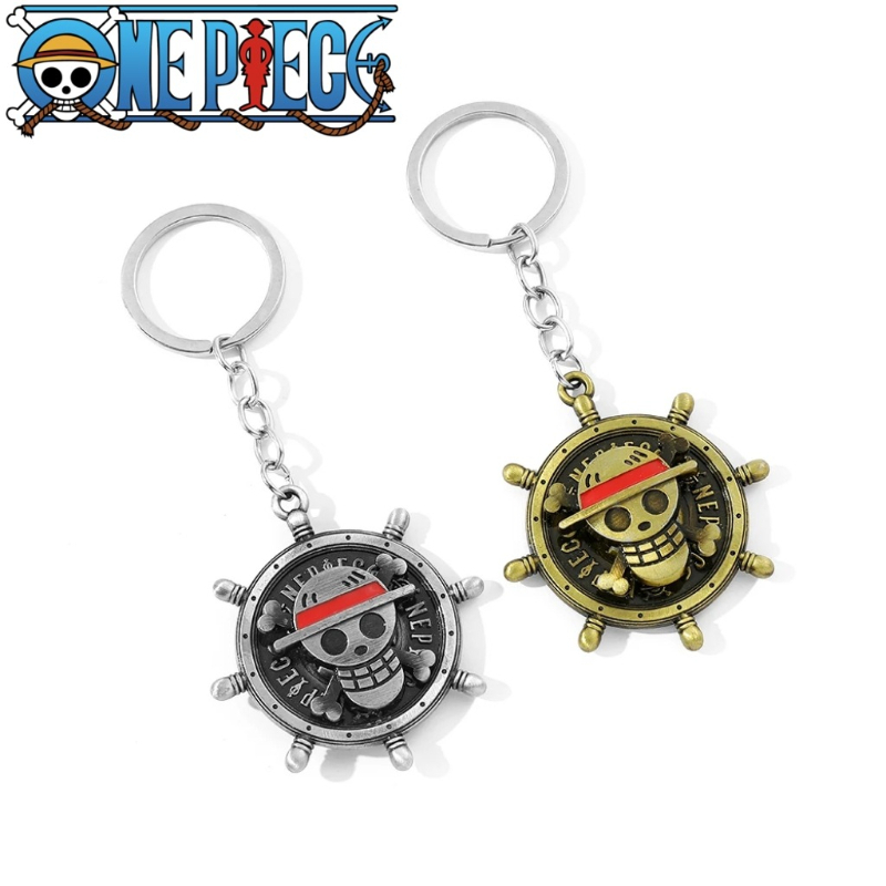 Cowboy Hat Straw - Rotating keychain, Luffy's Straw Hat Pirates