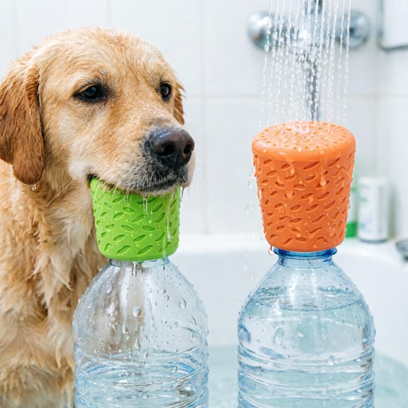 Swim Hat Silicone - Silicone Pet Bathing Shower Head Portable