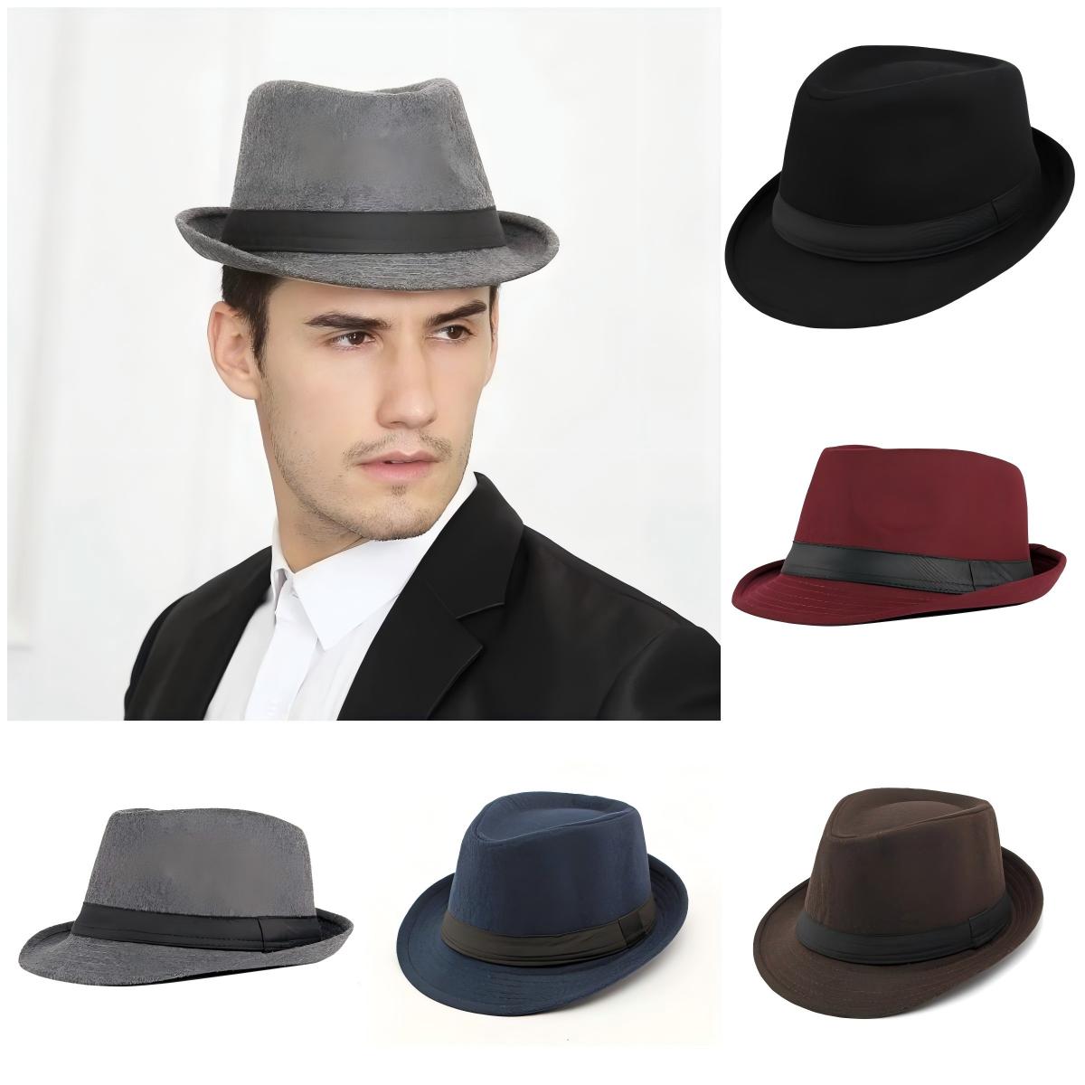 Fedora Hat Wool - Hat for Men New Autumn Winter
