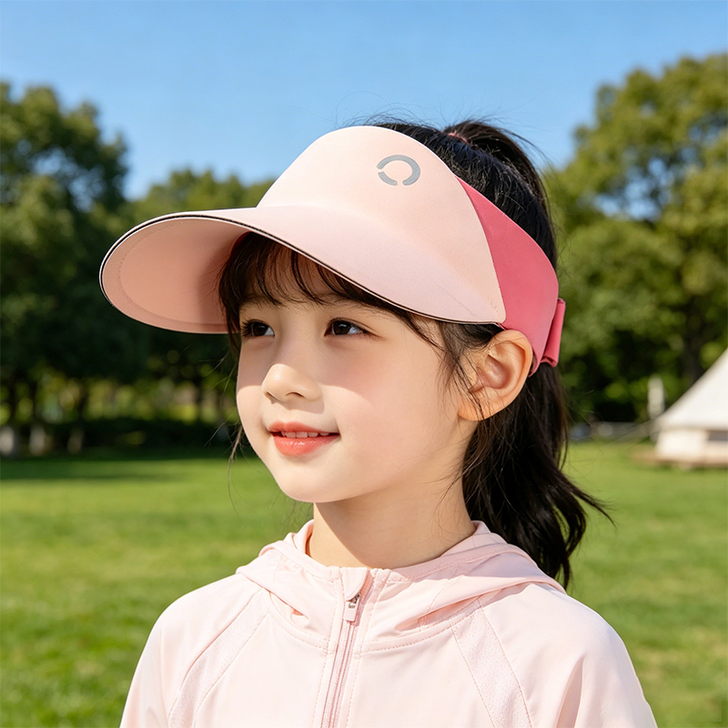 Running Cap Lightweight - Adjustable Kids UV Protection Sun Visor