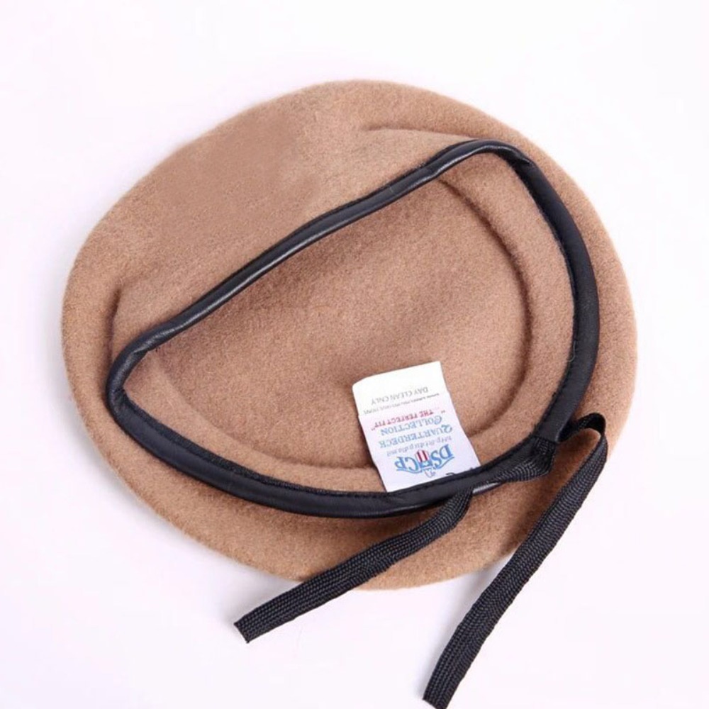 Beret French Wool - New Unisex Uniform Cap Women Men