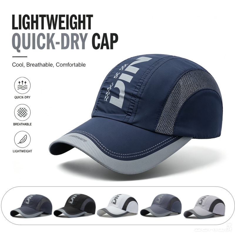 Running Cap Lightweight - Quick Dry Sport Cap Men Lightweight