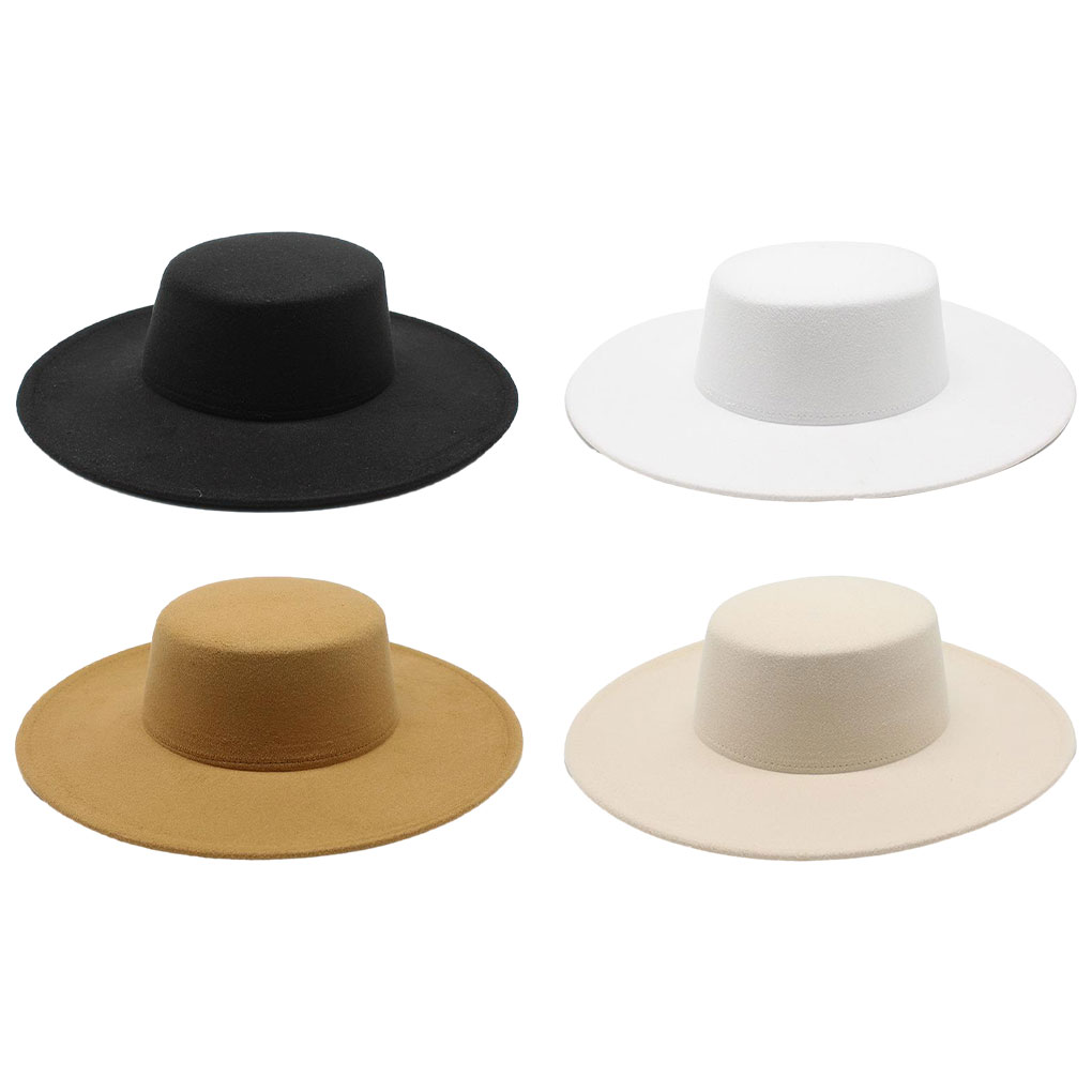 Fedora Hat Wool - French Ladies Fedoras Top Bow Tie