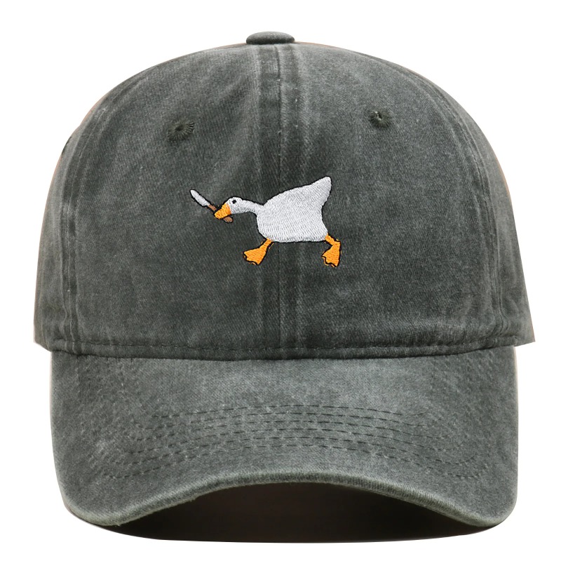 Dad Hat Cotton - Cartoon Embroidered Funny Dark Humor Cotton