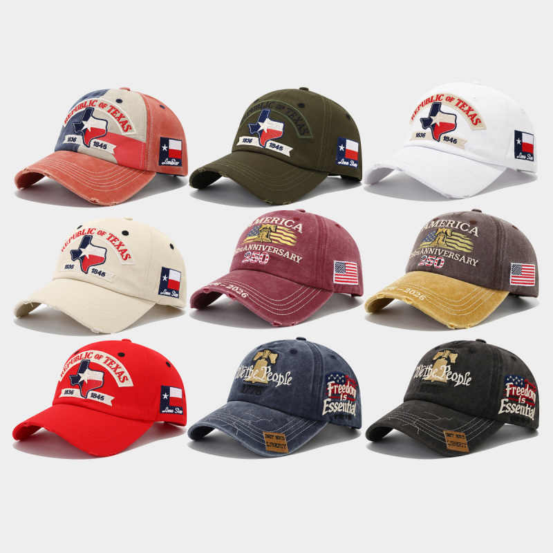 Dad Hat Cotton - Republic of Texas 1836-1845 Washed Baseball