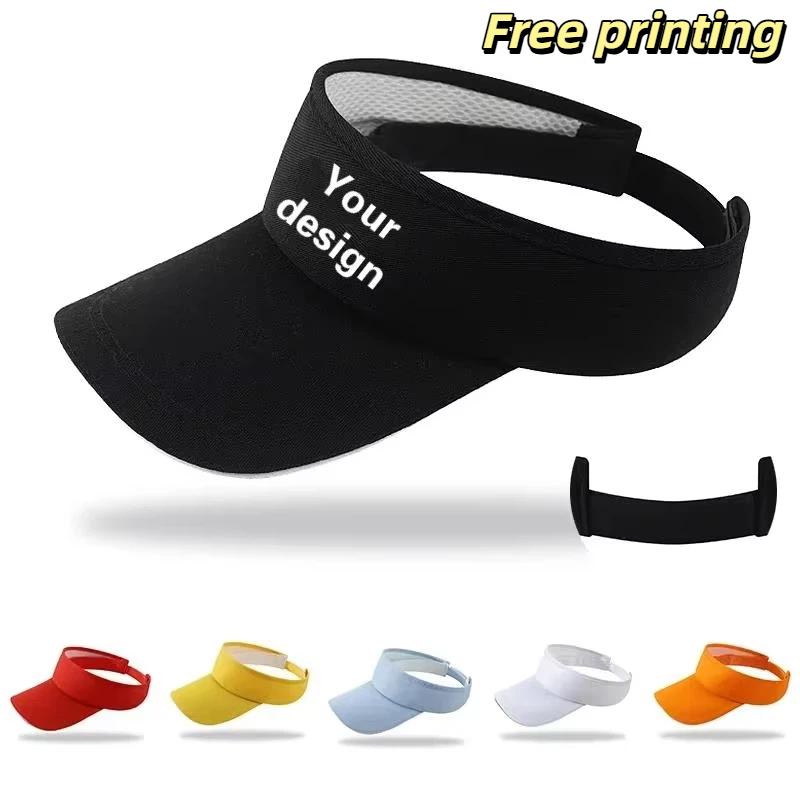 Visor Sun Hat - Custom Logo Anti-UV Women's Golf Sun