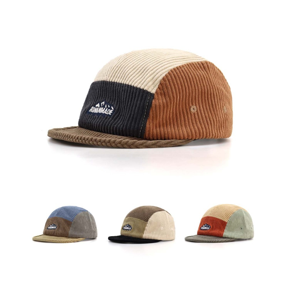 Corduroy Cap 5 Panel - 5 Panel Short Brim Cap, Vintage