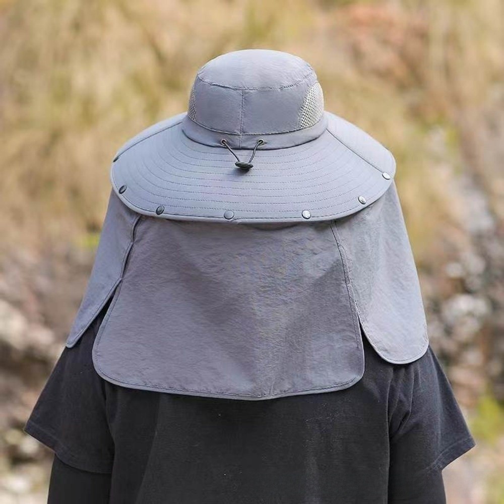 Bucket Hat Cotton - Removable Cloth Men Sun Hat Big