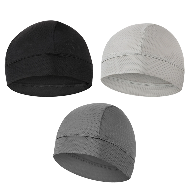 Skull Cap Helmet Liner - Summer Thin Breathable Mesh Skull Beanie