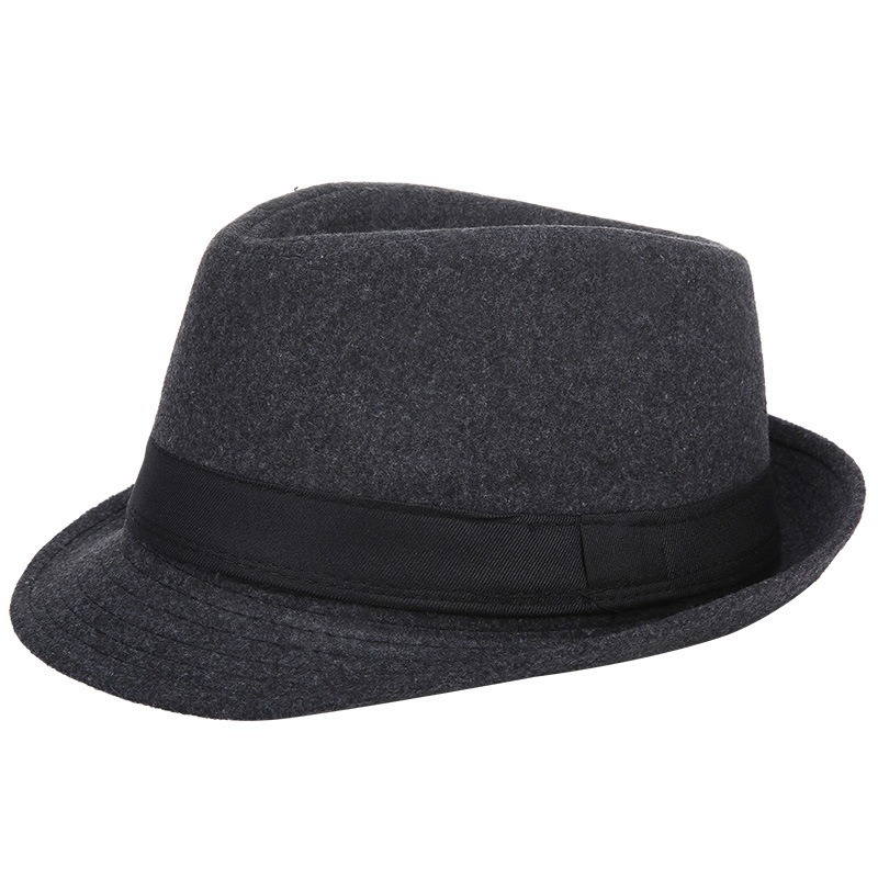 Fedora Hat Wool - Men Autumn Winter Wool Fedora Hat,