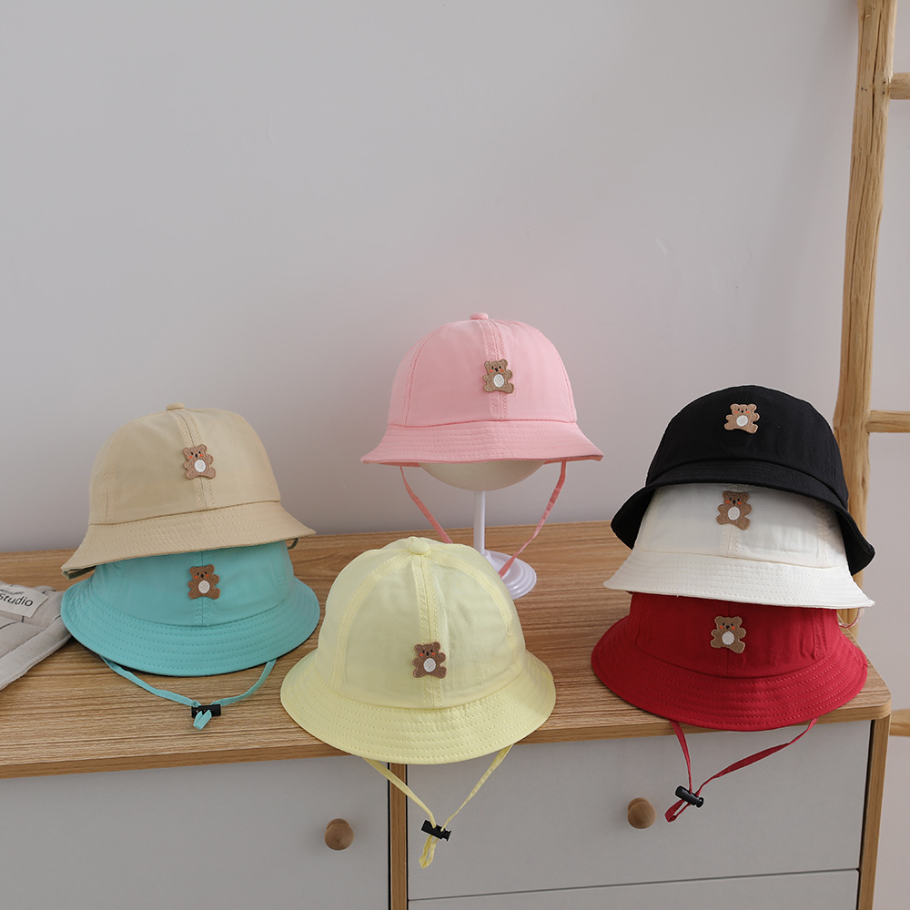Bucket Hat Cotton - Kids Sun Protection Outdoor Leisure Cap