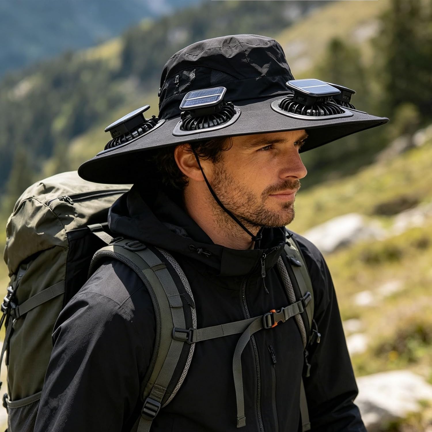 2026 Hot Summer 6 Fans Visor C - đánh giá và giá Sun Hat Wide Brim
