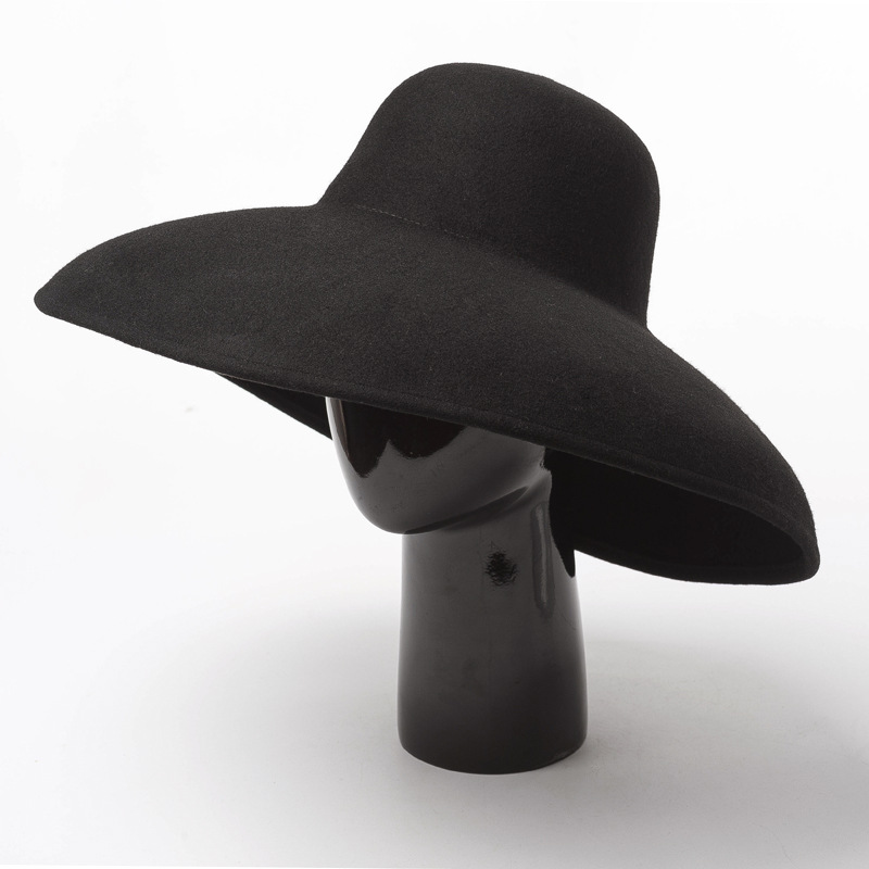 Cổ Điển Lớn Rộng Vành Len Nỉ N - đánh giá và giá Fedora Hat Wool