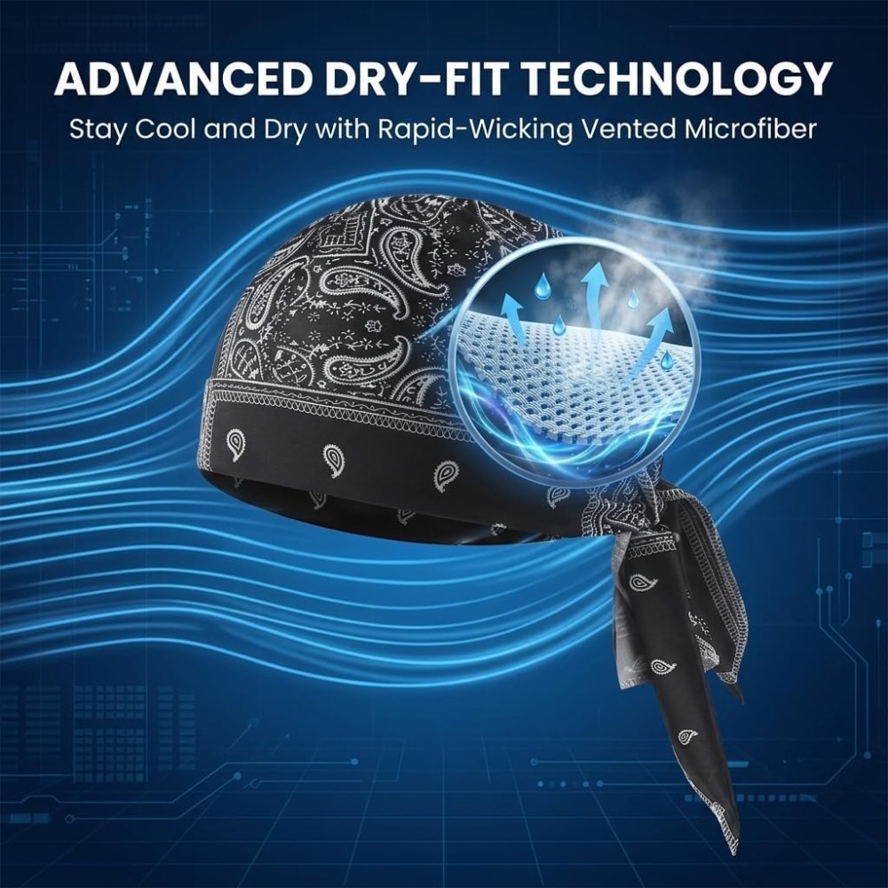 1-5pcs Cooling Skull Cap Helme - đánh giá và giá Skull Cap Helmet Liner