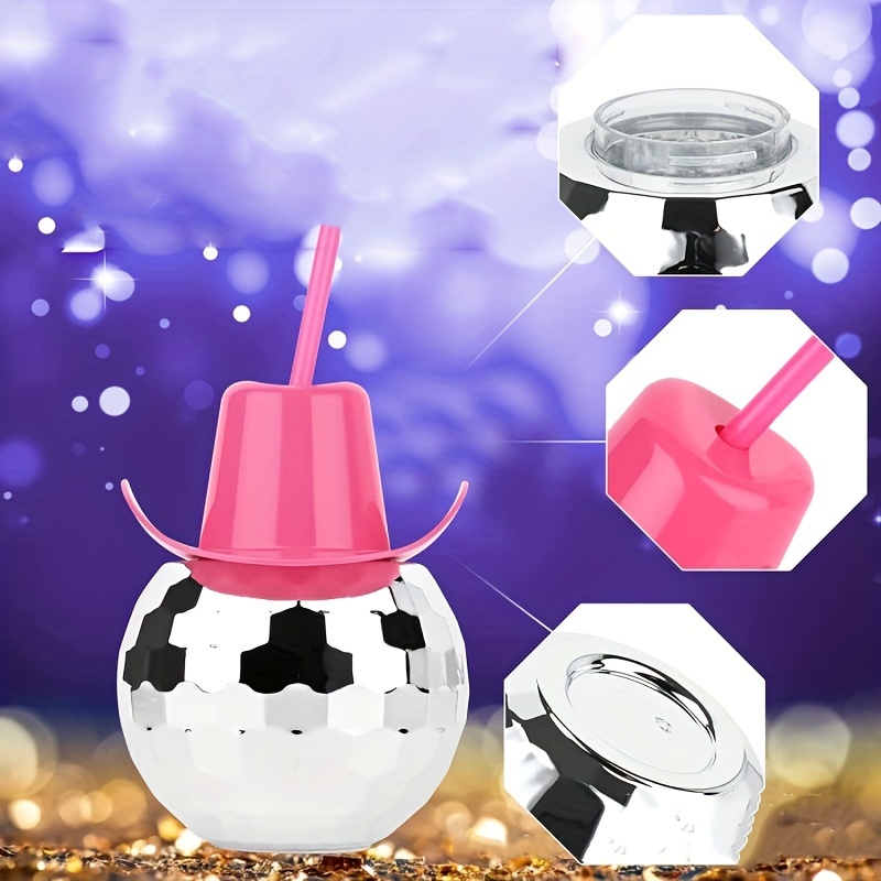 Disco Ball Cowboy Hat Tumbler  - đánh giá và giá Cowboy Hat Straw
