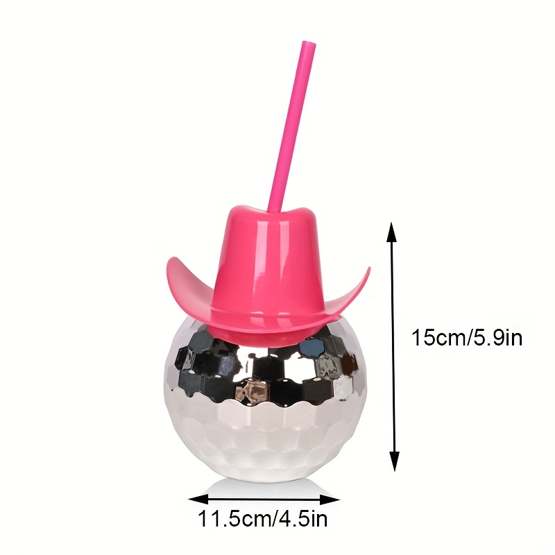 Disco Ball Cowboy Hat Tumbler  - đánh giá và giá Cowboy Hat Straw