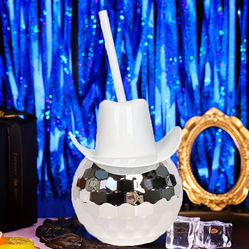 Disco Ball Cowboy Hat Tumbler  - đánh giá và giá Cowboy Hat Straw