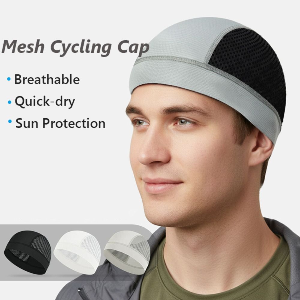 Casual Thin Mesh Skull Beanie  - đánh giá và giá Skull Cap Helmet Liner