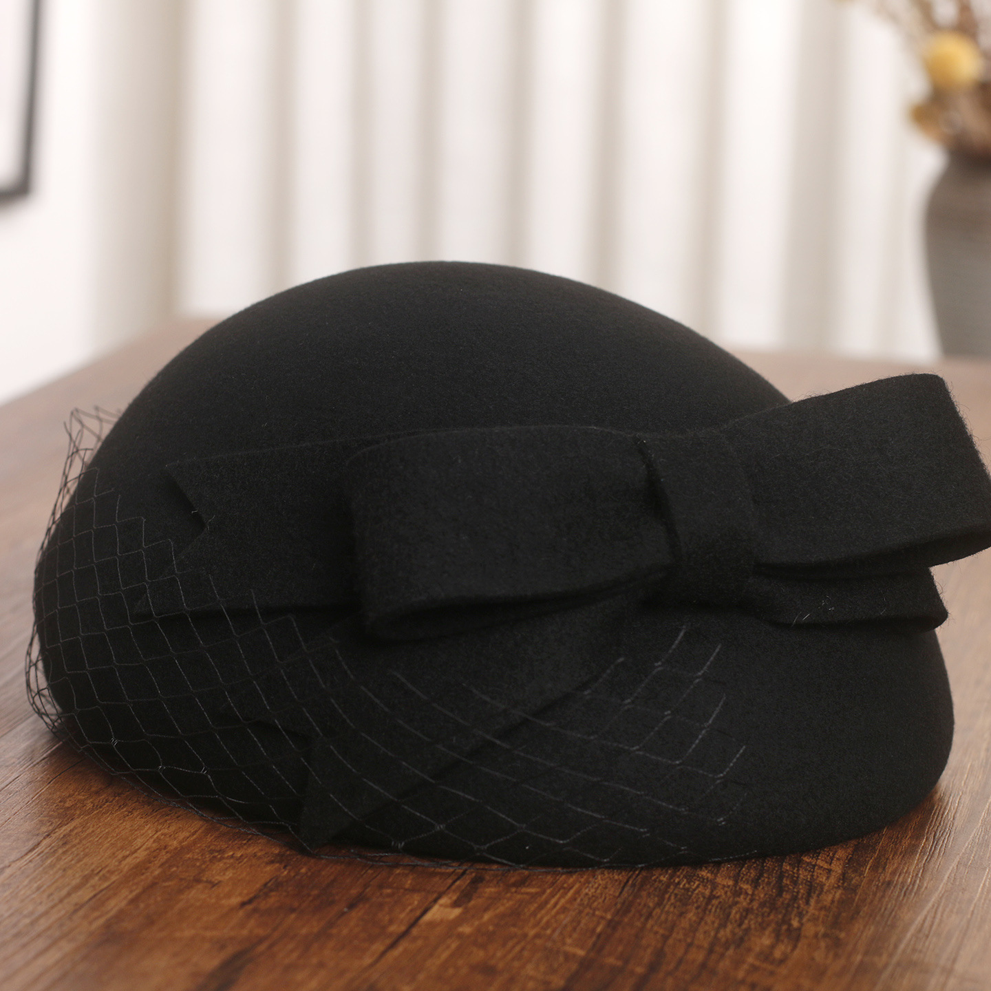French Elegant Mesh-Bow Wool B - đánh giá và giá Beret French Wool