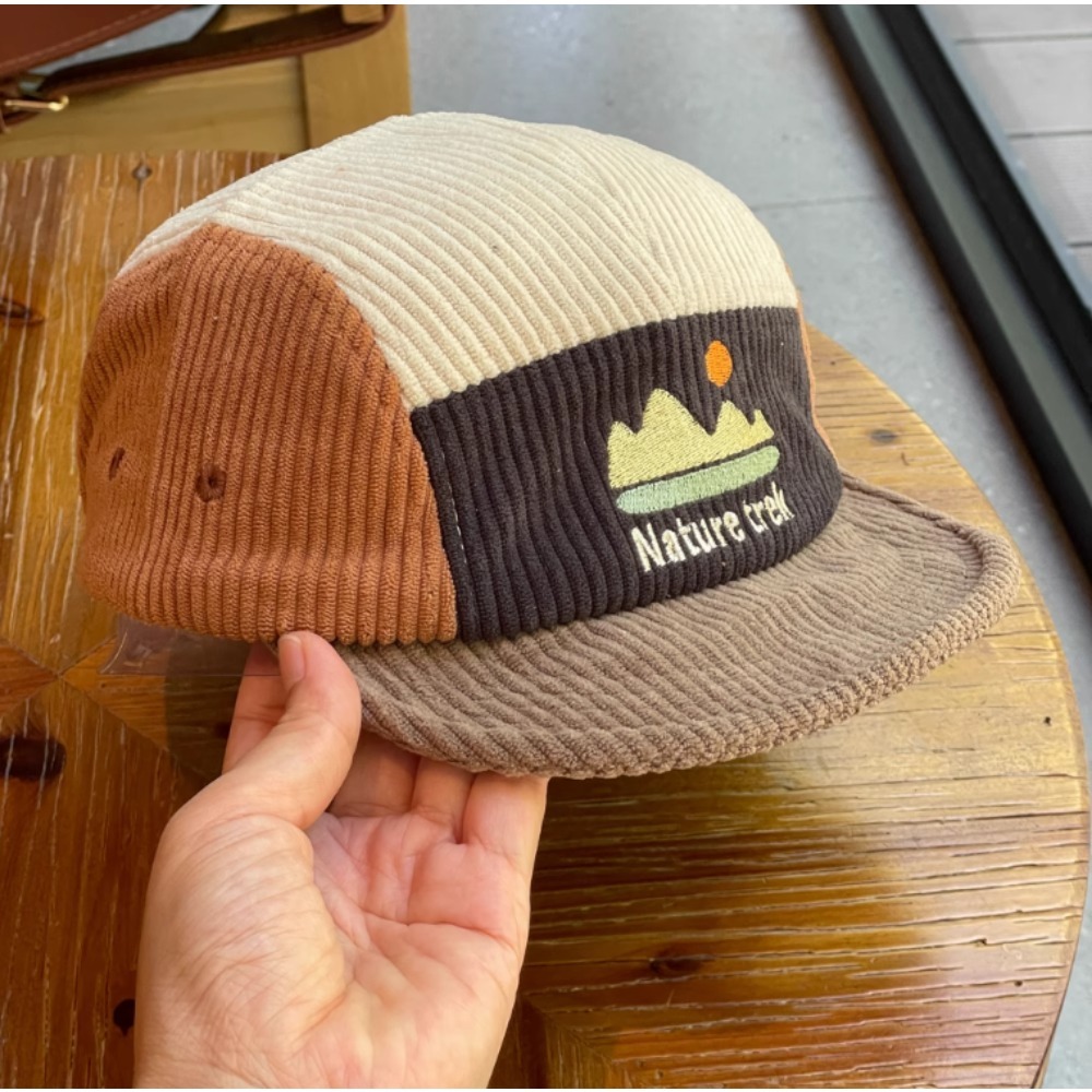 5 Panel Short Brim Cap for Men - đánh giá và giá Corduroy Cap 5 Panel