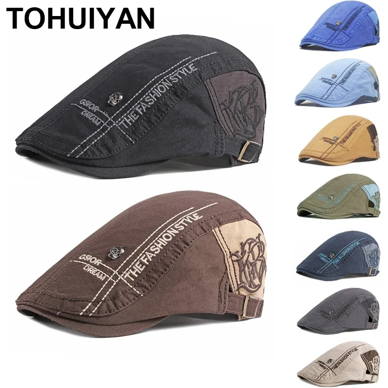 Unisex Đầu Lâu Chữ Newsboy Mũ  - đánh giá và giá Newsboy Cap Ivy