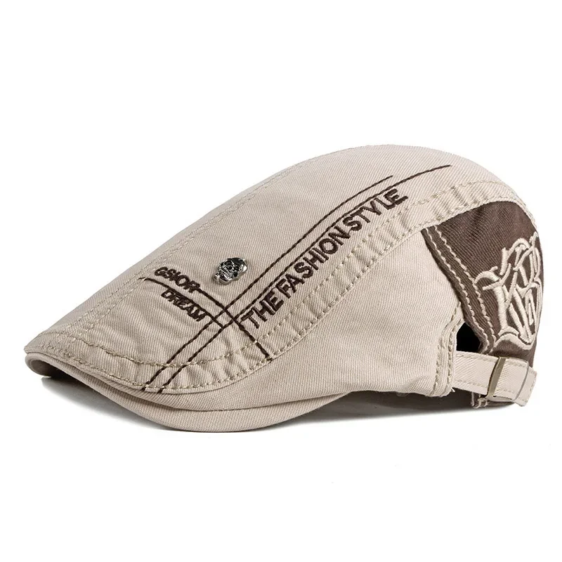 Unisex Đầu Lâu Chữ Newsboy Mũ  - đánh giá và giá Newsboy Cap Ivy