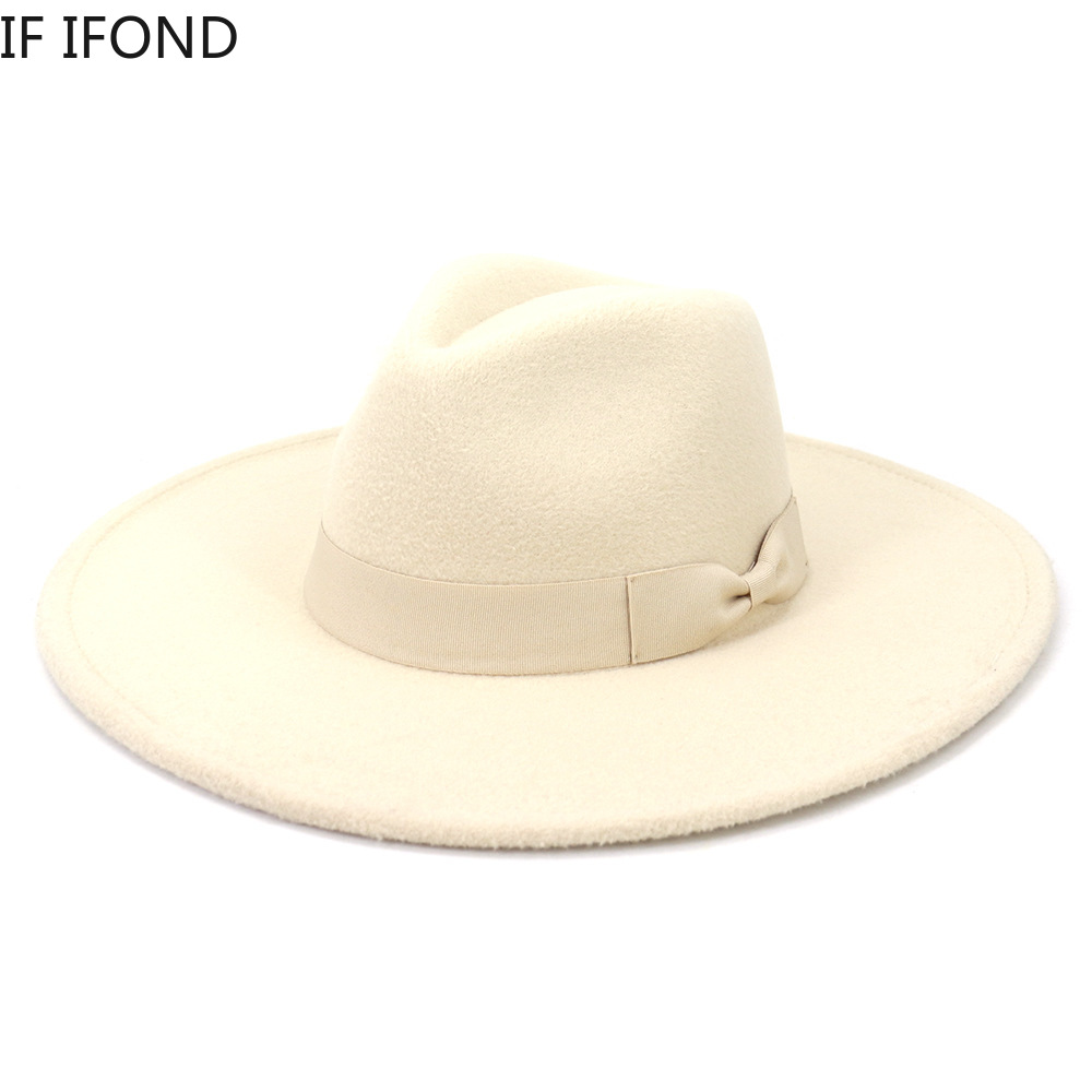 Lớn Rộng Vành Nữ Mũ 2021 Thu Đ - đánh giá và giá Fedora Hat Wool