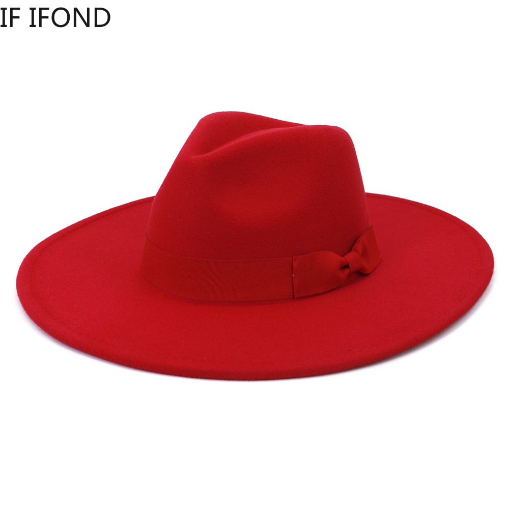 Lớn Rộng Vành Nữ Mũ 2021 Thu Đ - đánh giá và giá Fedora Hat Wool