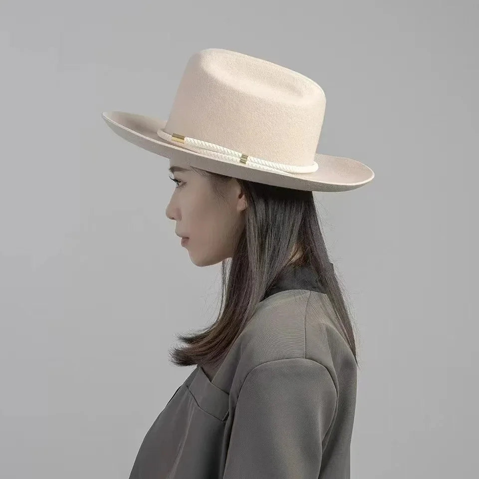 2025  New retro ins chic winte - đánh giá và giá Fedora Hat Wool