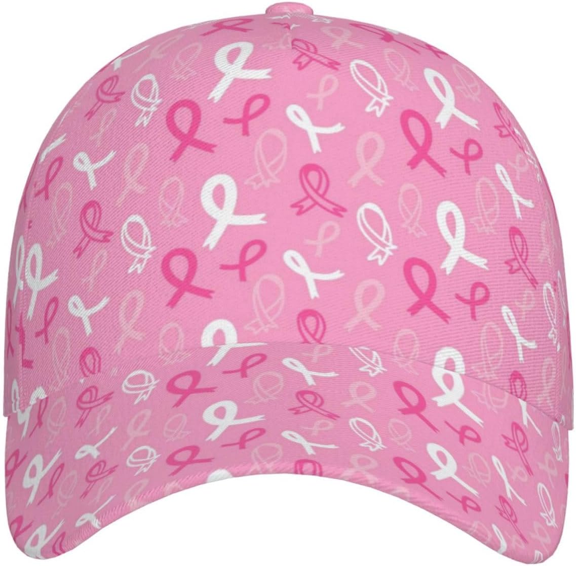 Pink and White Ribbon Bow Prin - đánh giá và giá Golf Cap Dad