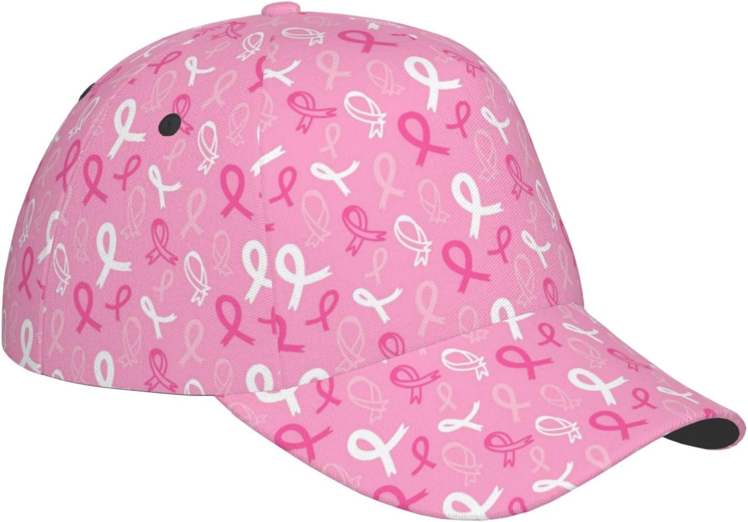Pink and White Ribbon Bow Prin - đánh giá và giá Golf Cap Dad