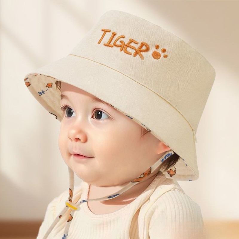 Letter Embroidered Baby Bucket - đánh giá và giá Bucket Hat Cotton