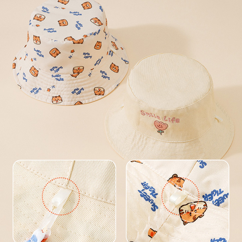 Letter Embroidered Baby Bucket - đánh giá và giá Bucket Hat Cotton