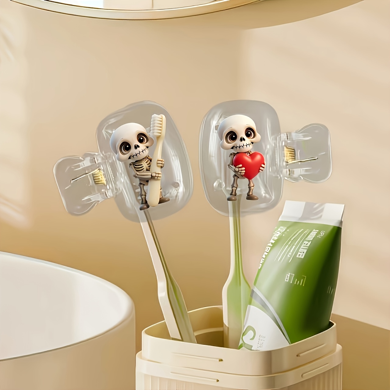 2pcs Skull Portable Toothbrush - đánh giá và giá Skull Cap Helmet Liner