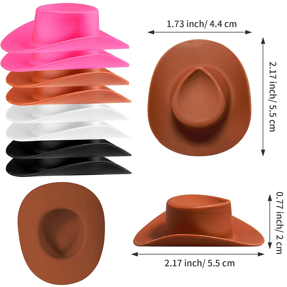 20Pcs Plastic Mini Western Cow - đánh giá và giá Cowboy Hat Straw