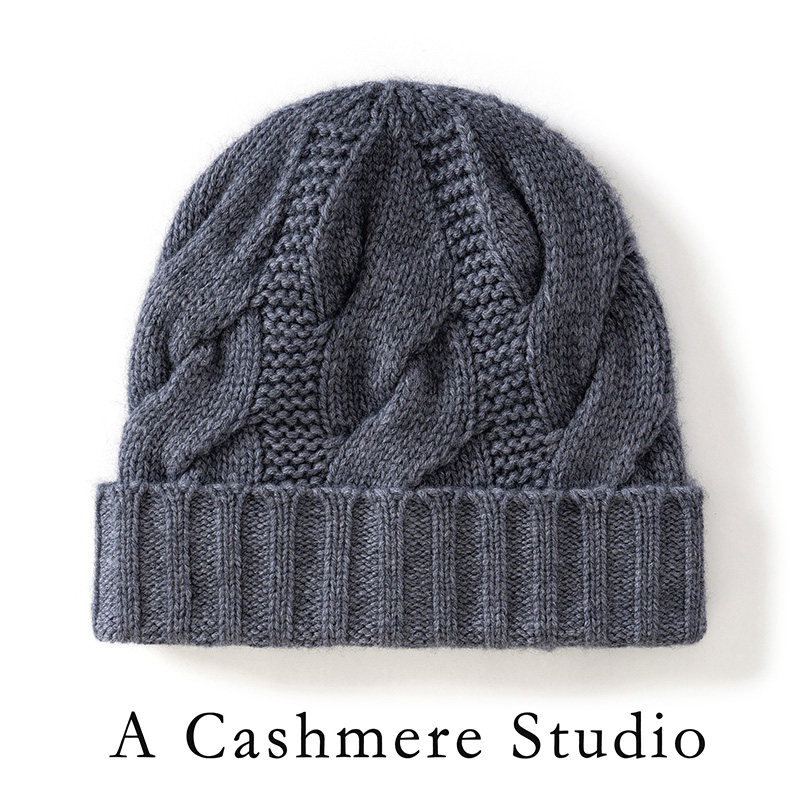 Winter New Women's Pure Cashme - đánh giá và giá Beanie Cuffed Knit