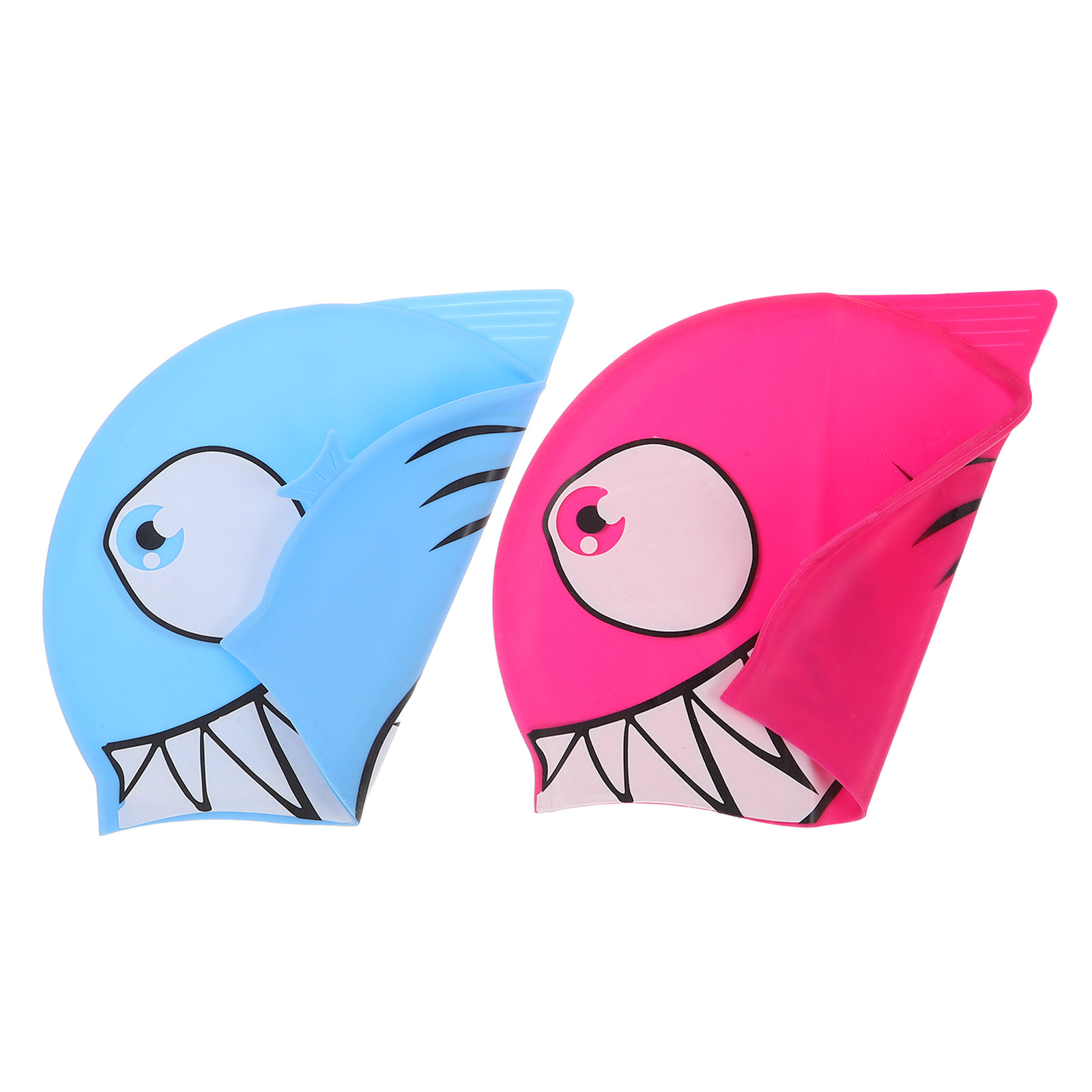 2Pcs Silicone Swim Cap Cartoon - đánh giá và giá Swim Hat Silicone