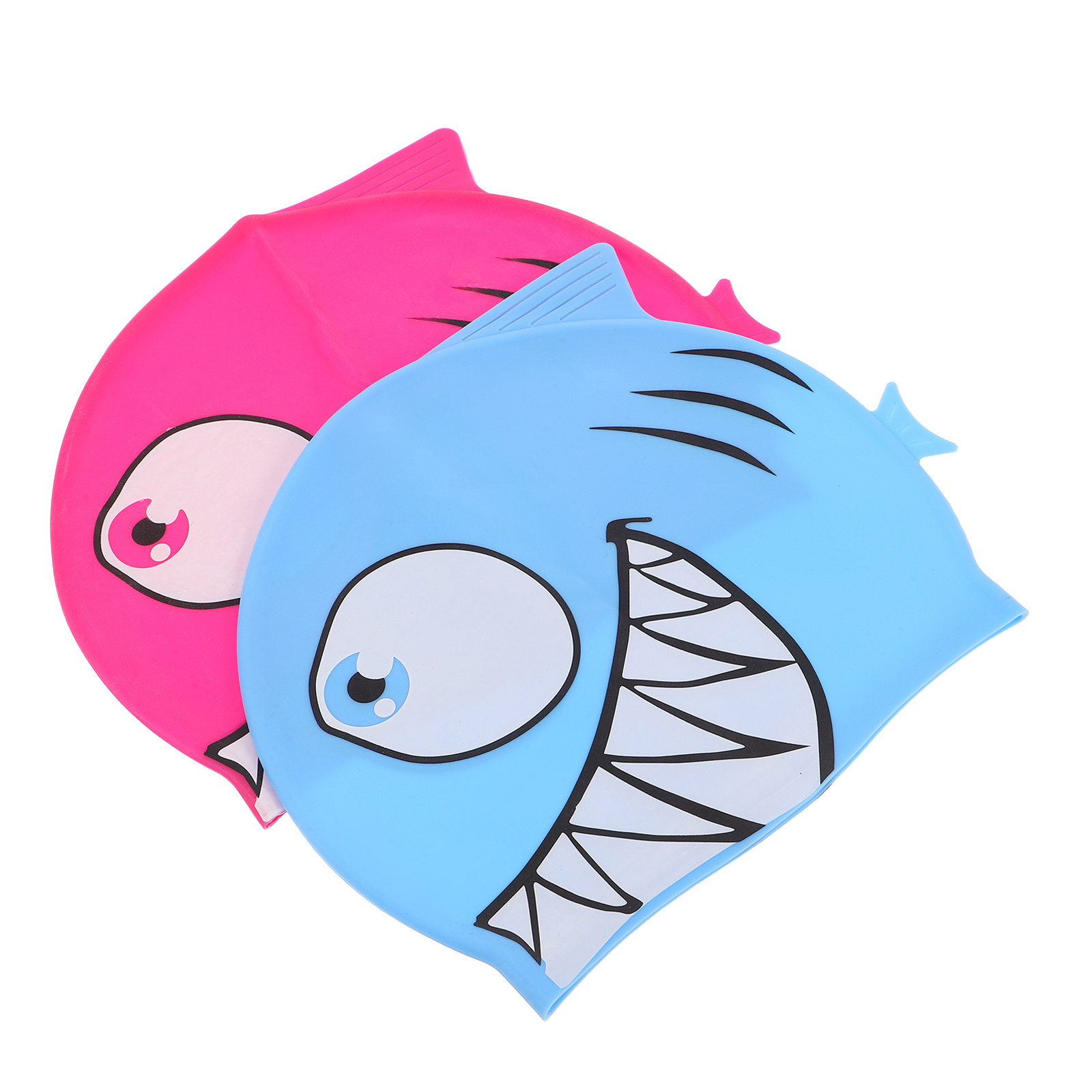 2Pcs Silicone Swim Cap Cartoon - đánh giá và giá Swim Hat Silicone
