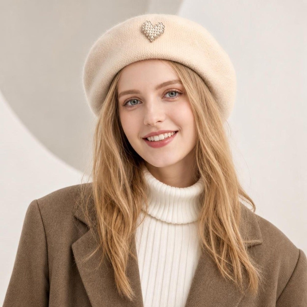 Fashion Warm Winter Wool Beret - đánh giá và giá Beret French Wool