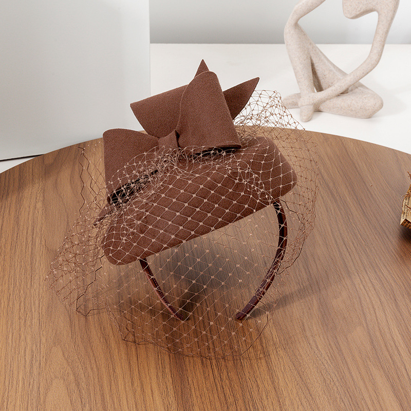 French Black Beret Fascinator  - đánh giá và giá Beret French Wool