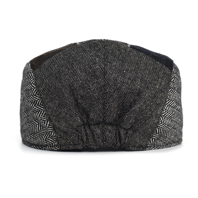 High-End Classic Men's Patchwo - đánh giá và giá Newsboy Cap Ivy