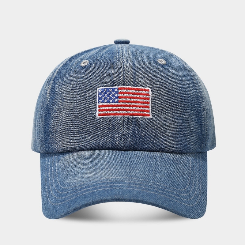 Vintage Washed Denim Baseball  - đánh giá và giá Dad Hat Cotton