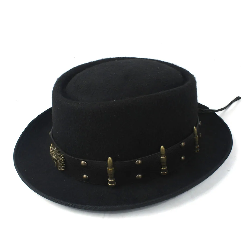 Pork Pie Hat for Men Women wit - đánh giá và giá Fedora Hat Wool