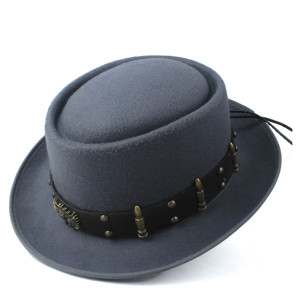 Pork Pie Hat for Men Women wit - đánh giá và giá Fedora Hat Wool