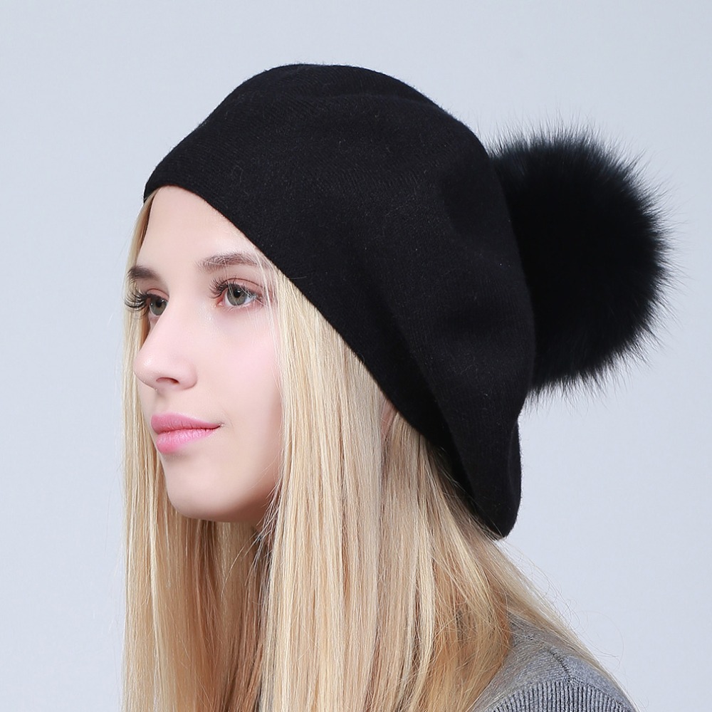Geebro Nữ Mũ Nồi Mùa Đông Áo D - đánh giá và giá Beret French Wool