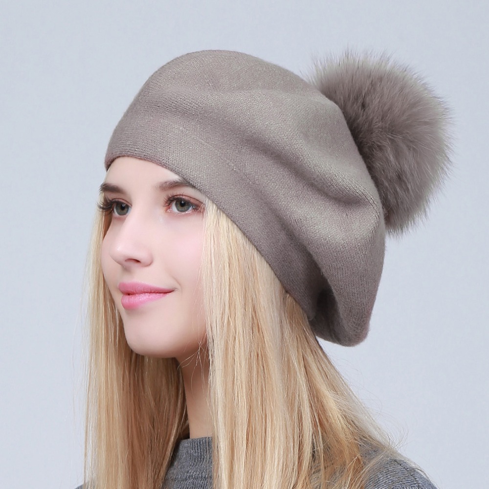 Geebro Nữ Mũ Nồi Mùa Đông Áo D - đánh giá và giá Beret French Wool